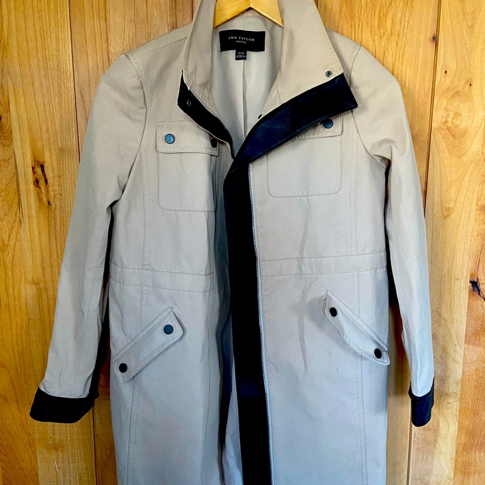 Ann Taylor petite rain jacket